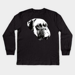 Boxer Dog - Boxer Christmas Gifts Kids Long Sleeve T-Shirt